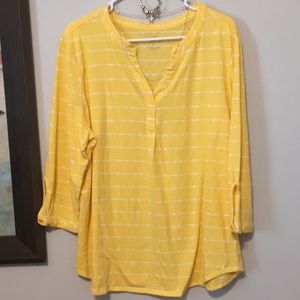 Sporty top by Coral Bay.  Size 1X.  Top is new